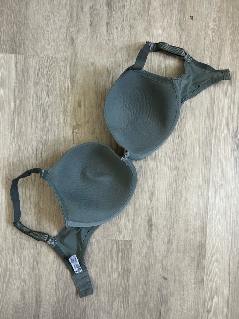Wacoal La Femme Underwire T-Shirt Bra Charcoal Gray 853117 34G - Picture 4 of 7